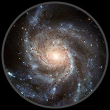 Hubble image of Spiral galaxy M101