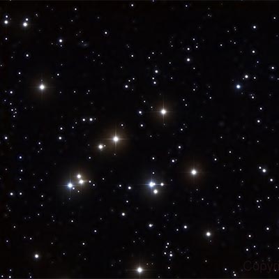 Image of open star cluster M44 the Beehive Cluster