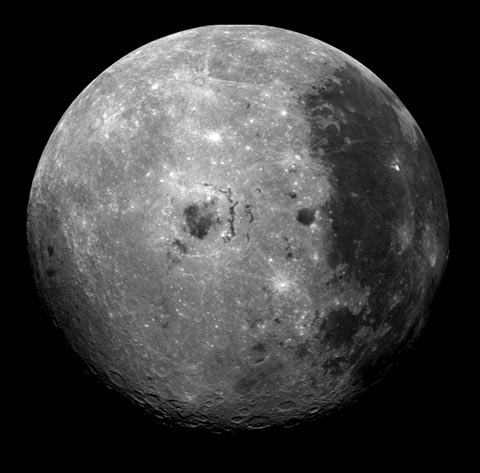 Galileo Spacecraft Image of the Far Side of the Moon