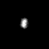 Voyager 2 Image of Neptune's moon Nereid