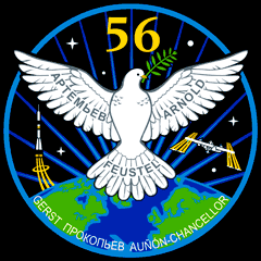 ISS Expedition 56 Mission Patch