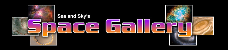 Title graphic for Sea and Sky's Space Gallery pages